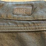 Paige Jasmine Sparkle Coating Skirt Front Black Metallic Mini A-Line Size 27/4 Photo 7