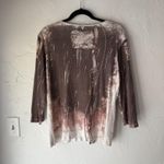 Katina Marie Shirt Large Brown Western Cowgirls Graphic Long Sleeve USA Grunge Photo 7