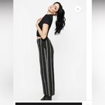 Disturbia Clandestine Goth Striped Linen Culottes Size 16 NWT Black Photo 3