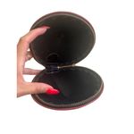 NEGASH Vintage Top Zip Around Cocktail Clutch Bag Brown Photo 1