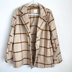 Joie  Revolve Neutral Plaid Coat Jacket  Photo 7