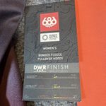 NWT 686 Bonded Fleece Pullover Hoodie Coral Black Women's XS Water Repellent Orange Photo 12