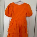 Vestique  Orange Dress Mini Photo 2