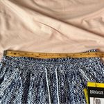 Briggs New York  Womens Linen Blend Navy White Tribal Patterned Shorts Size S‎ Photo 10