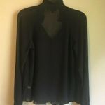 Who What Wear  XS black sheer top Photo 2