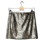 Free People NWT  Skinny Camo Reversible Sequin Lined Mini Skirt Photo 2