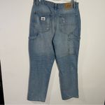 Lee  Vintage Modern High‎ Waisted DungareeCarpenter Ankle Jeans Size 31 Photo 4