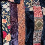 Coldwater Creek Vintage  Velvet Patchwork Sequin Jacket Petite Medium Boho Photo 12