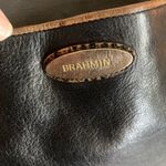 Brahmin ANNA BLACK TUSCAN LEATHER VINTAGE SHOULDERBAG TOTE Photo 3