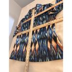 Chico's Chico’s Women Blazer 2 Metallic Tropical Single Breasted Open Collared Resort Photo 9