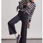 Anthropologie Pilcro The Annie Wide-Leg Corduroy Jeans NEW Size 31 Navy Blue Photo 1