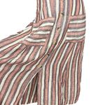 Free People  Monday Striped Linen Midi Dress XS Photo 5