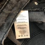 RE/DONE Womens Jeans 70s Straight Worn Black With Rip 25 Photo 7