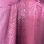 Lulus Burgundy Satin Maxi Dress Size XS NWT Wedding Pom Concert Party Pom Red Photo 7
