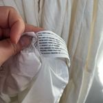 Hollister White Linen Blend Mini Dress Tiered Casual Size M Photo 4