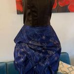 Jessica McClintock Y2K  Gunne Sax Satin Prom Formal Dress Glitter bubble Sz 3 Photo 0