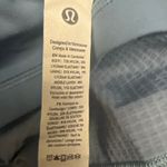 Lululemon Scoop Neck Yoga Tank Grid Texture Size 6 A/B Utility Blue UTYB New Photo 3