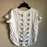 Knot Sisters  small/medium white top Photo 3