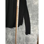 prAna  Black Long Sleeve V Neck Twist Back Athletic Top Women's Medium Photo 6