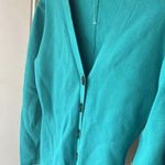 ALC Frank A.L.C. Nate Button Front Sweater Dress Heavyweight Jade Teal Size Xs Women’s Photo 6