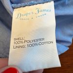 Draper James  Lattice Double Bell Sleeve‎ Blouse Top Blue Size 6 Photo 4