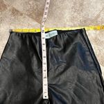 Tuckernuck  Black Faux Leather Ashford Bootcut Ankle Demi Pants Mid Rise XXS Photo 7