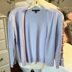 Cable & Gauge Cable & Gage Lavender Sweater Lightweight Purple Cardigan Bow Lattice Sleeve L Photo 8