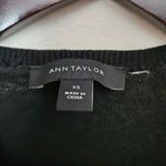 Ann Taylor  Cardigan Sweater Short Business Casual Neutral Black Knit Classic Photo 6
