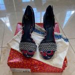 Tory Burch  Carlissa Braided Heels Size 6.5 w/ Box Photo 1