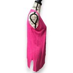 ZARA  Pink Linen Knit Sleeveless Cardigan Sweater Top Boho Festival Barbiecore S Photo 5