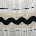 Only  Felucia Woven Maxi Dress 100% Organic‎ Cotton Medium Ivory Black EUC Photo 4