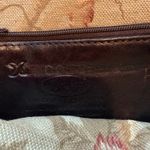 Brighton  Brown Leather Woven‎ Tote Bag Handbag Purse Designer Fashion Photo 1