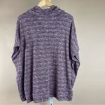 Loft Lounge XS/Small Boxy Flowy Oversized Cowl Neck Purple Pullover Sweater Photo 1