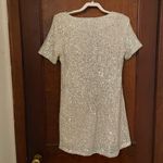7 For All Mankind Sequin Dress in Silver Photo 2