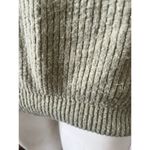 Rachel Zoe Mint Green Woo Blend Ribbed Drawstring Pullover Hoodie Sweater M Photo 5