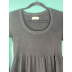 Calvin Klein Black Merino Wool Blend Sweater Dress | Long Sleeve Knit Midi | S Photo 2