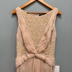 Tadashi Shoji Collection Silk Beaded Sleeveless Blush Gown 12 Photo 2