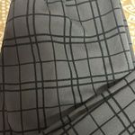 Talbots Stretch Fit Windowpane Black Plaid Pants Velvet Checks Sz 6 Photo 1
