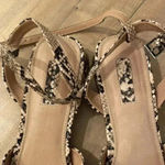 Topshop  ALASKA Snake Square Toe Shoes Sz 40 Photo 6