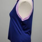Adidas Golf blue/lilac sleeveless polo size medium Photo 2