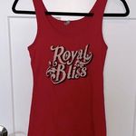 Red Royal Bliss Band Tank Size M Photo 0