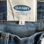 Old Navy  Womens Button Fly Blue Jeans Large Photo 4