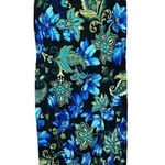 White Stag Vintage Black Blue Floral Paisley Print Maxi Dress Size S 4/6 Photo 0