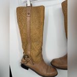Light‎ brown riding women's boots with buckle size 6 Photo 2