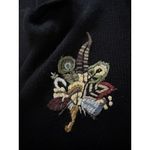 Susan Bristol Cardigan Sweater Button Down Size Medium Hand Embroidered Vintage Photo 5