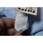 Tilly's NWT Womens West of Melrose  Button Up Tank Top ST7779 Blue Crop Top Size L Photo 3