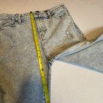 Kendall + Kylie Kendall + KY The Icon High Rise Denim Jeans Sz 9 Straight Leg Casual Distressed Photo 6