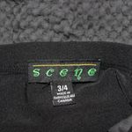 vintage 90s y2k black sexy strapless asymmetrical applique tube maxi dress gown Photo 6