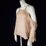 American Eagle NWT  Outfitters Tan Bohemian Open Shoulder Top (XS) Photo 1