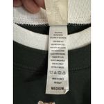Y2K Decorated Originals M Sweatshirt Embroidered Stacker Dogs Metallic BOHO‎ Green Size M Photo 3